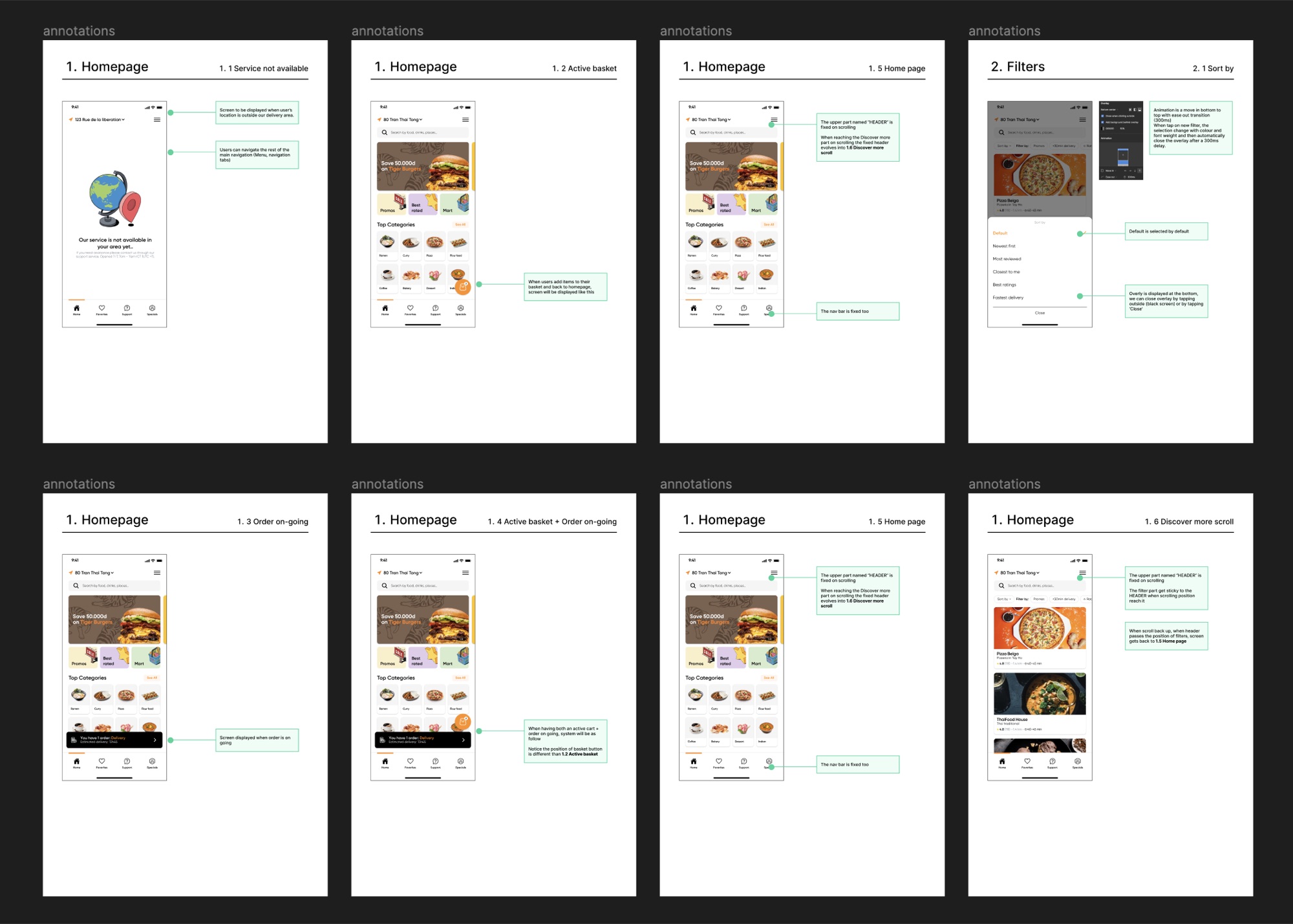 Final app prototype