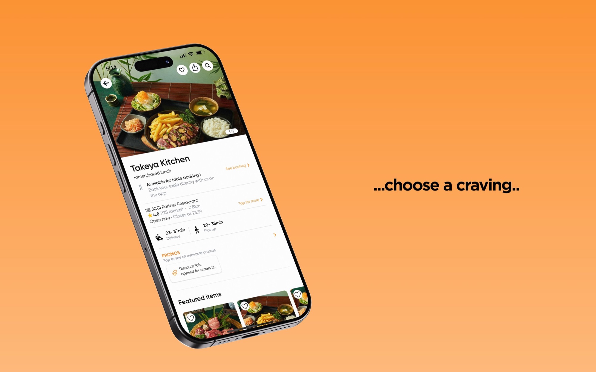 Restaurant detail screen