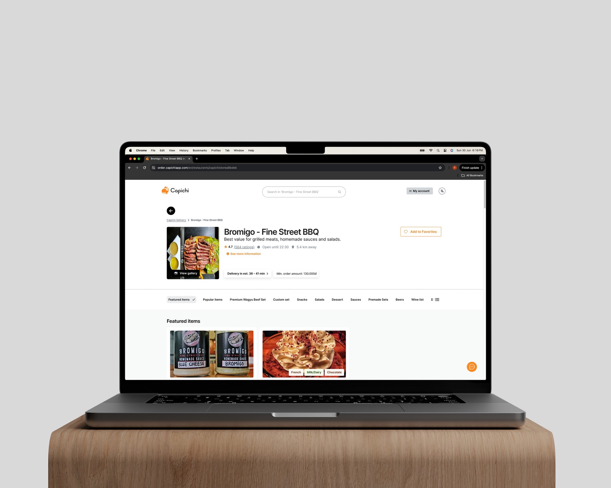 Mobile web view