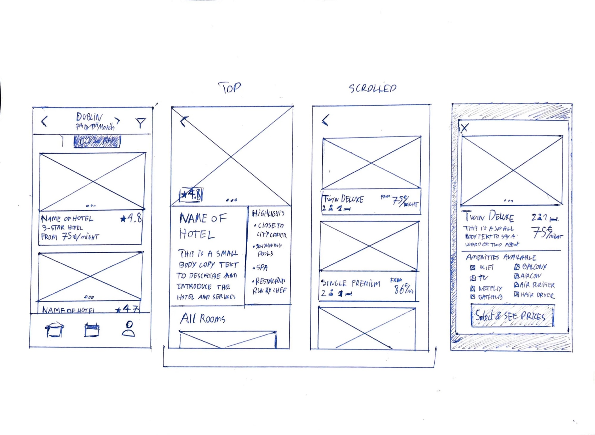 App screen