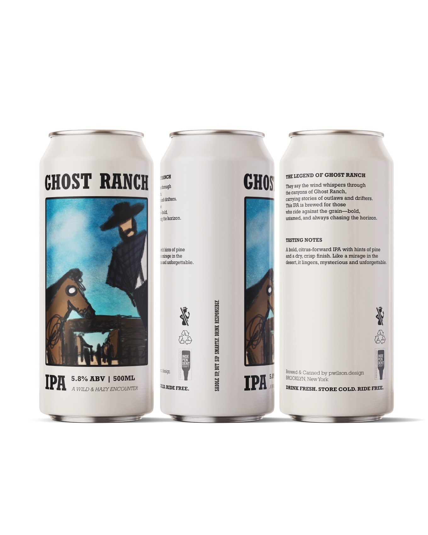 Ghost Ranch IPA packaging
