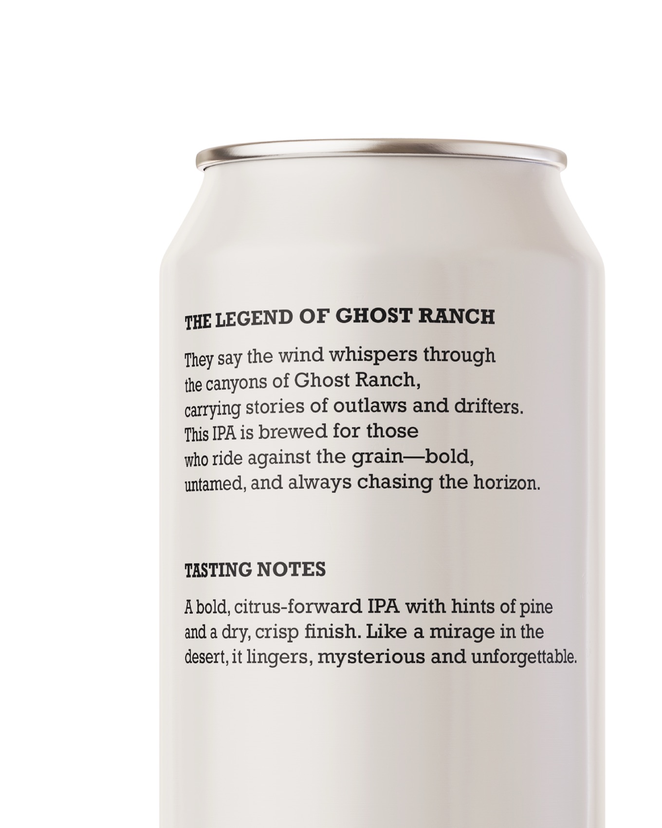 Ghost Ranch IPA packaging