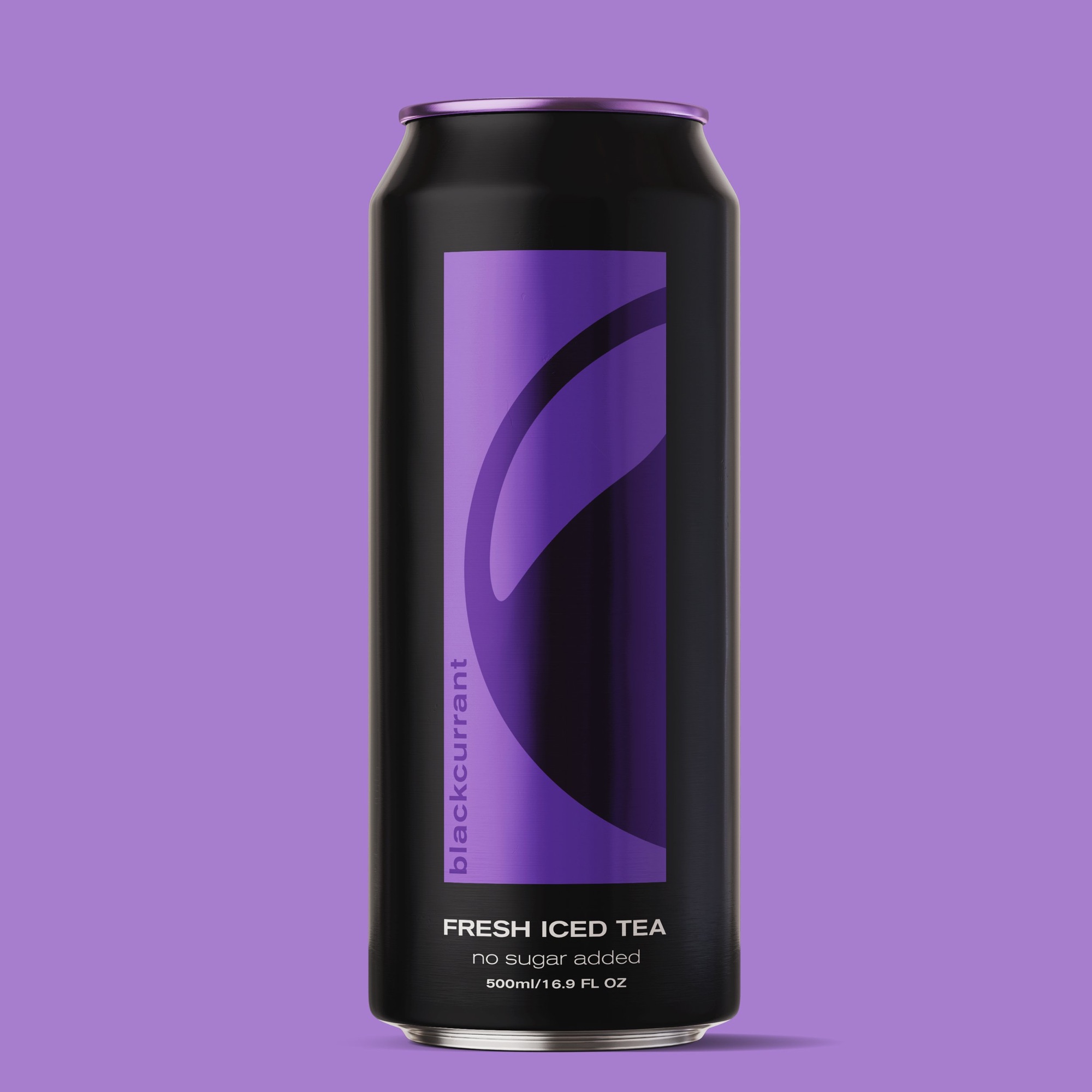 Iced tea — blackcurrant