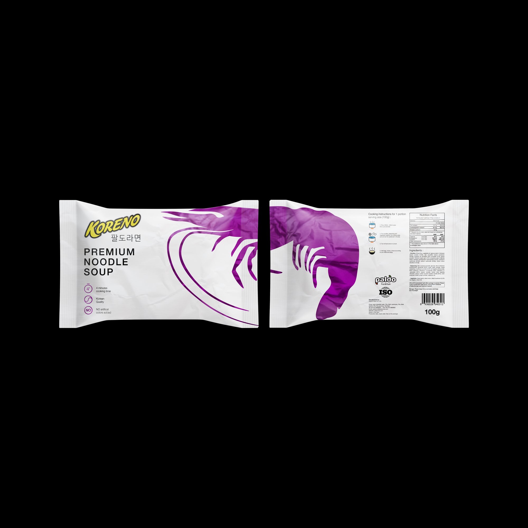 Koreno noodles — full pack