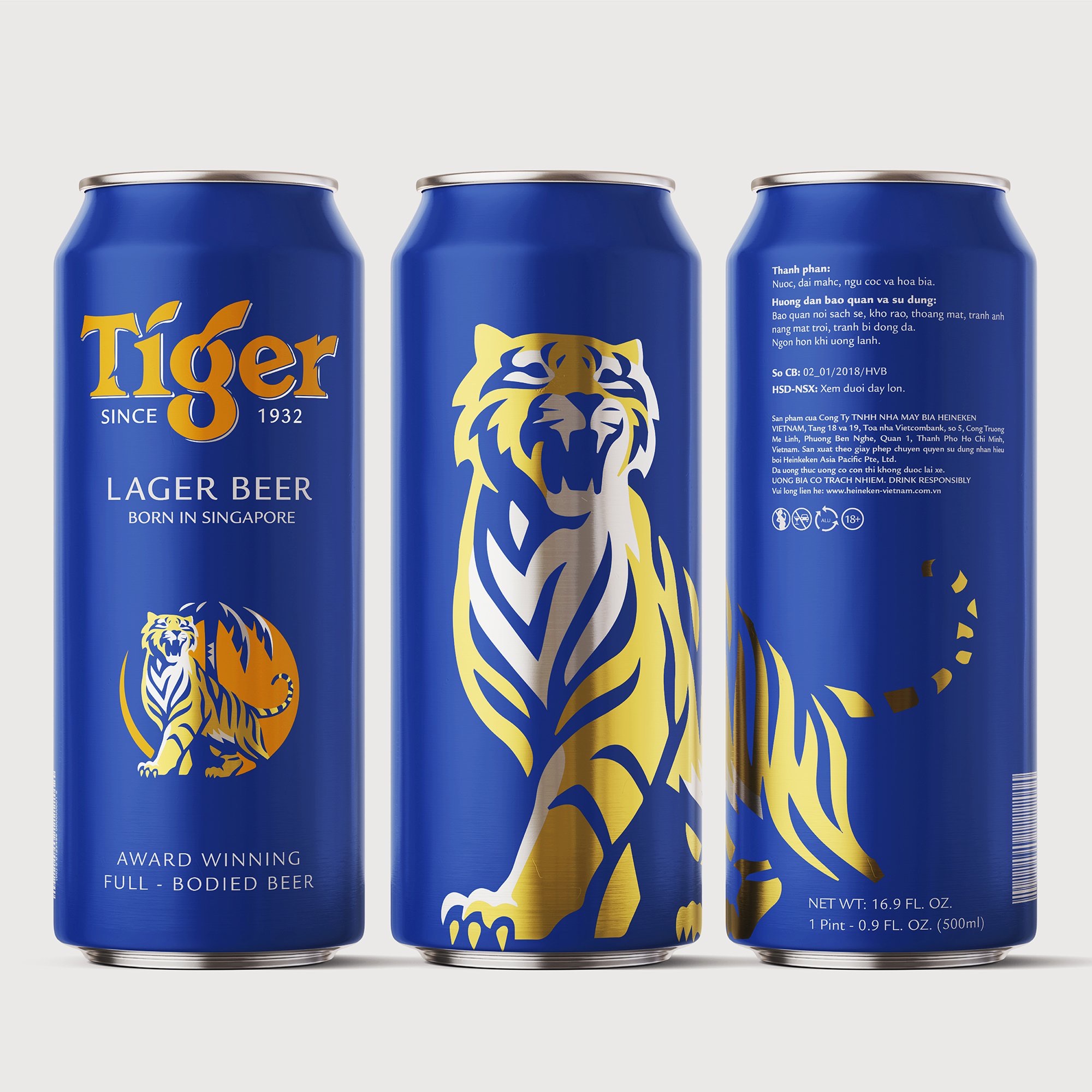 Tiger Beer — trio