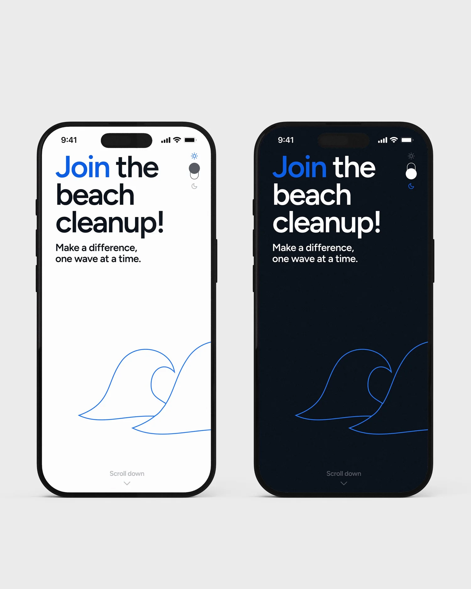 BlueClean sign-up page