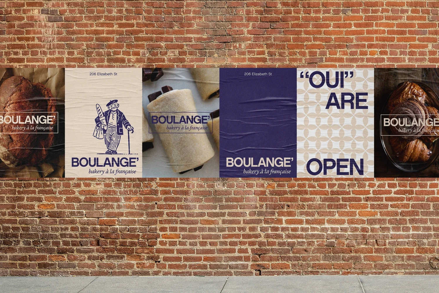 Boulange' Bakery visual identity